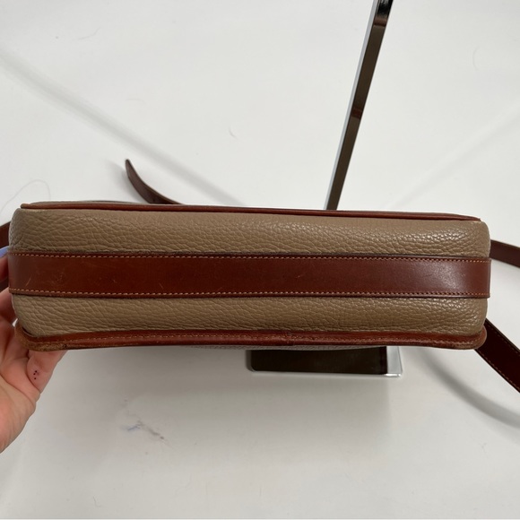 Coach VTG (80’s?) Leather Trimmed Brown Shoulder Bag - Picture 14 of 16